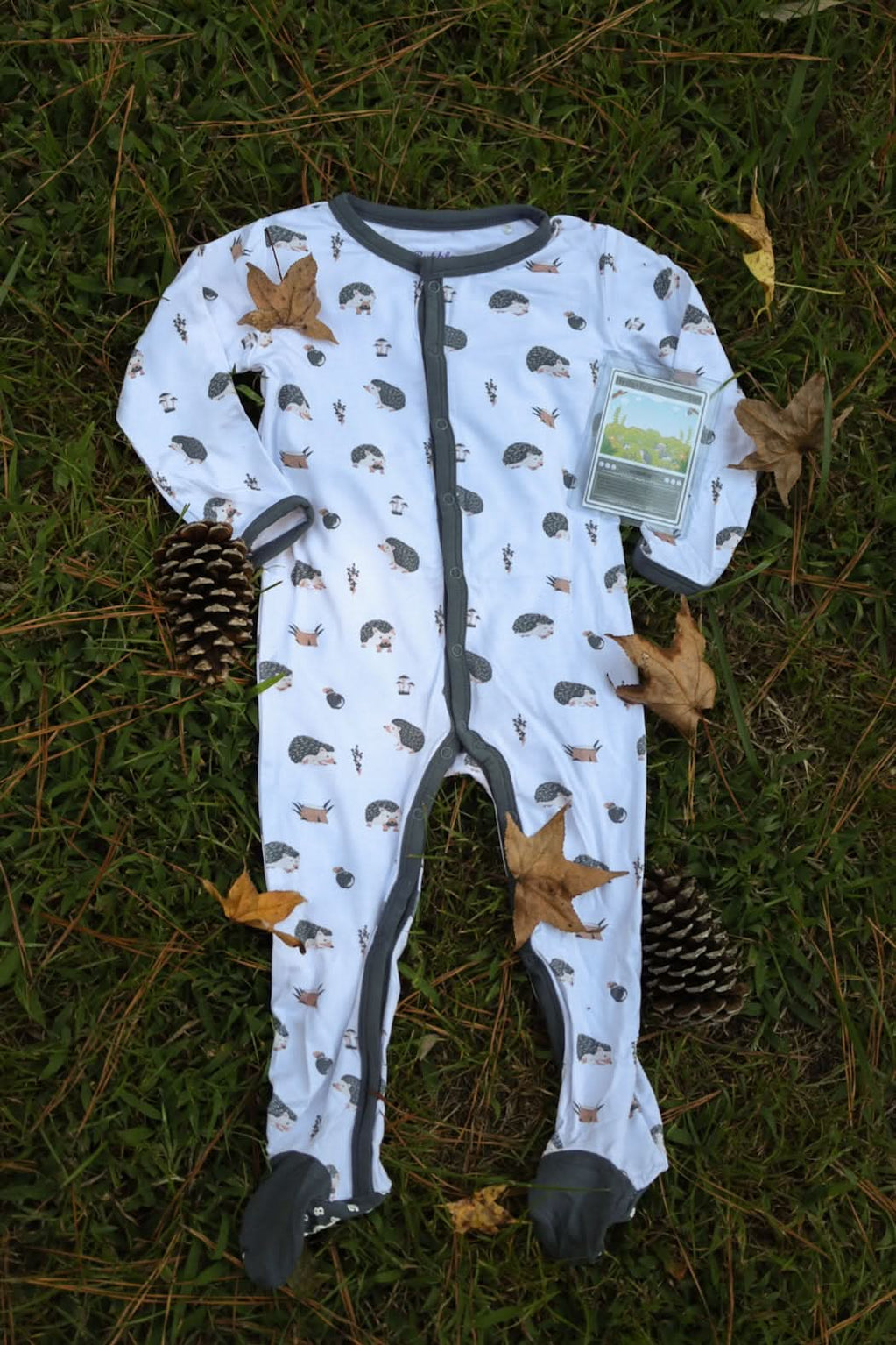Bubble Baby Hedgehog Snap Footie