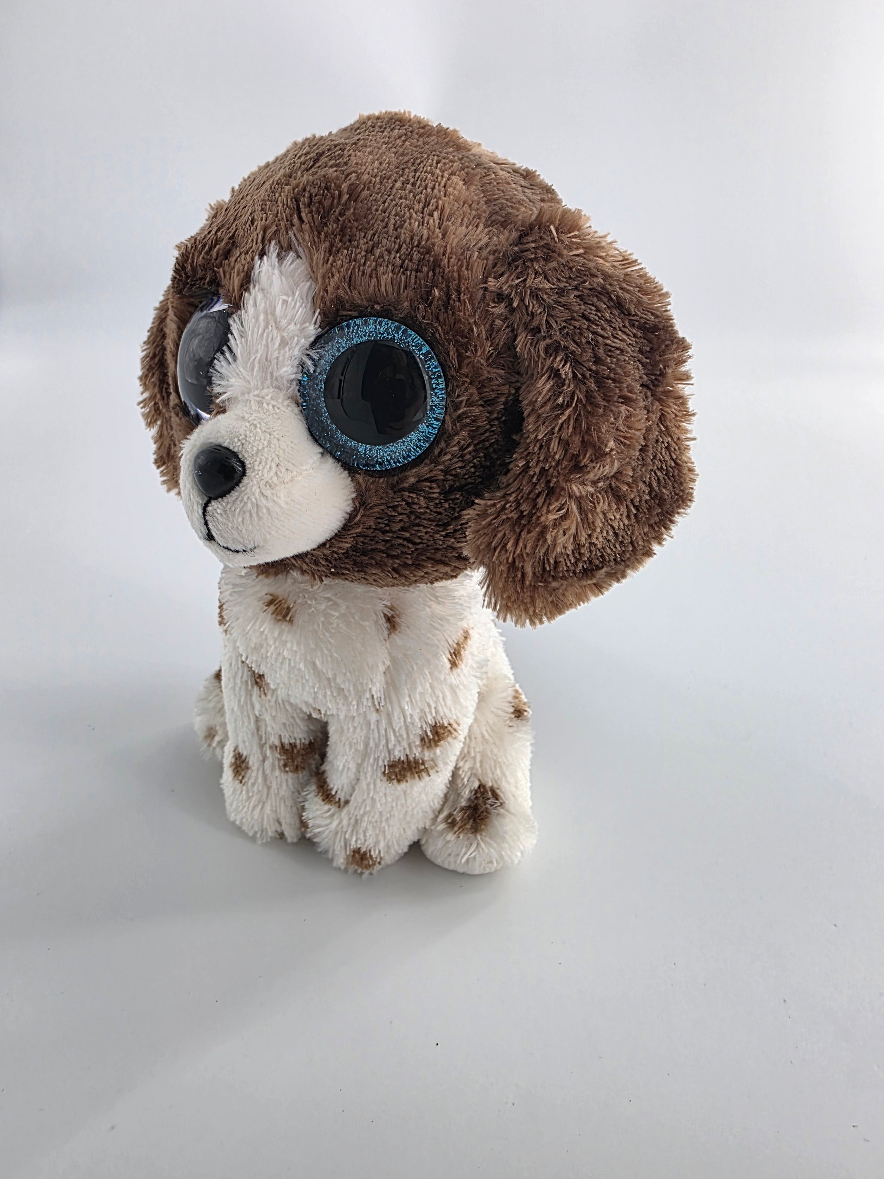 TY Beanie Boos Muddles Brown & White Dog Plush