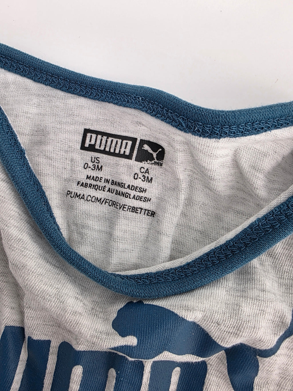 Puma Logo Bodysuit – 0–3M