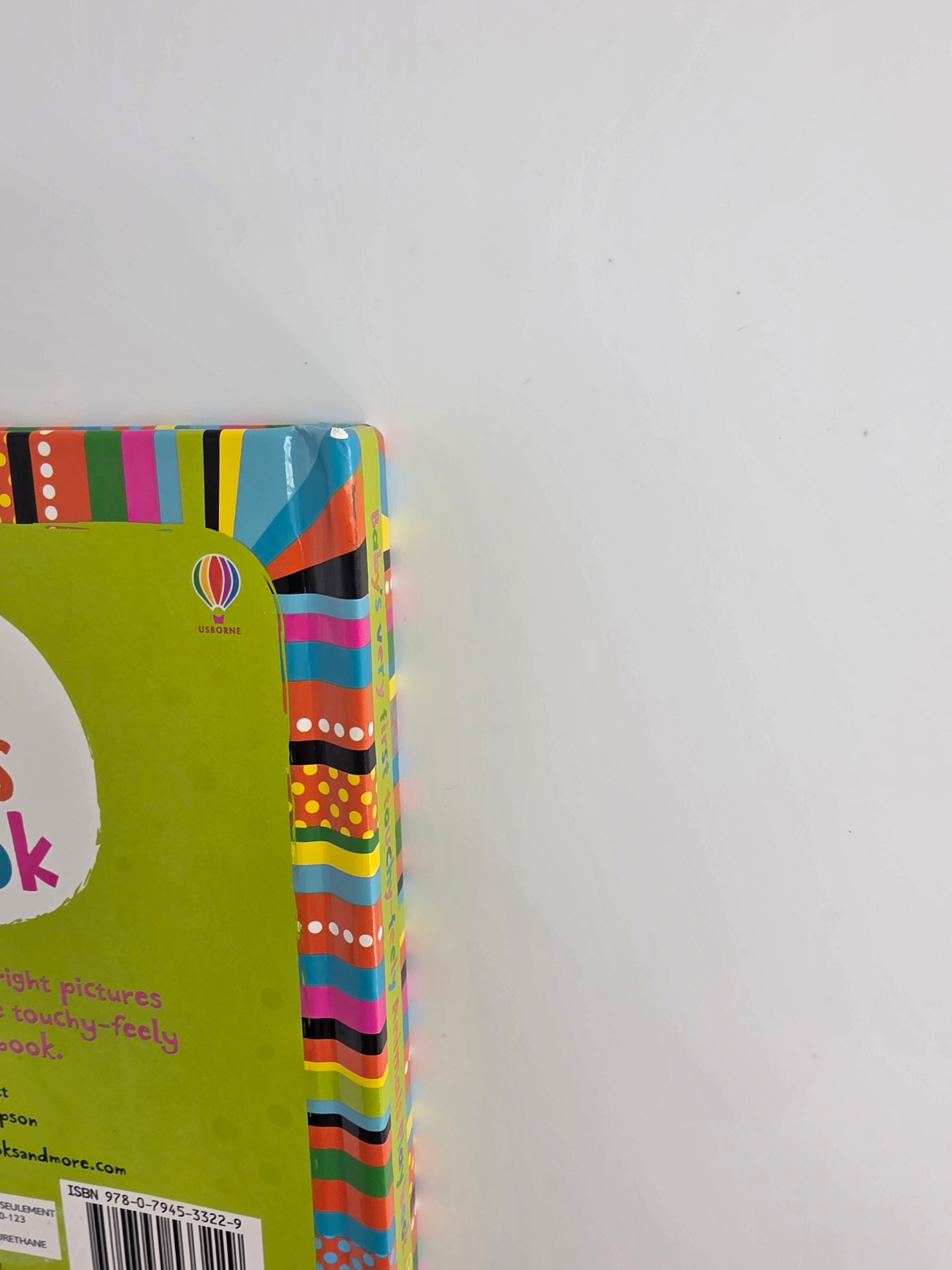 Baby’s Very First Touchy-Feely Animals Play Book – Usborne Board Book