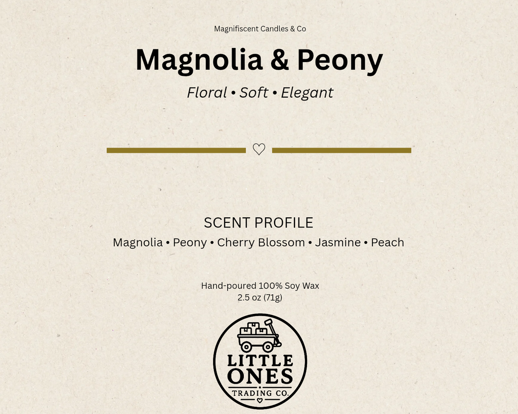 Magnolia & Peony Soy Wax Melts – 2.5 oz