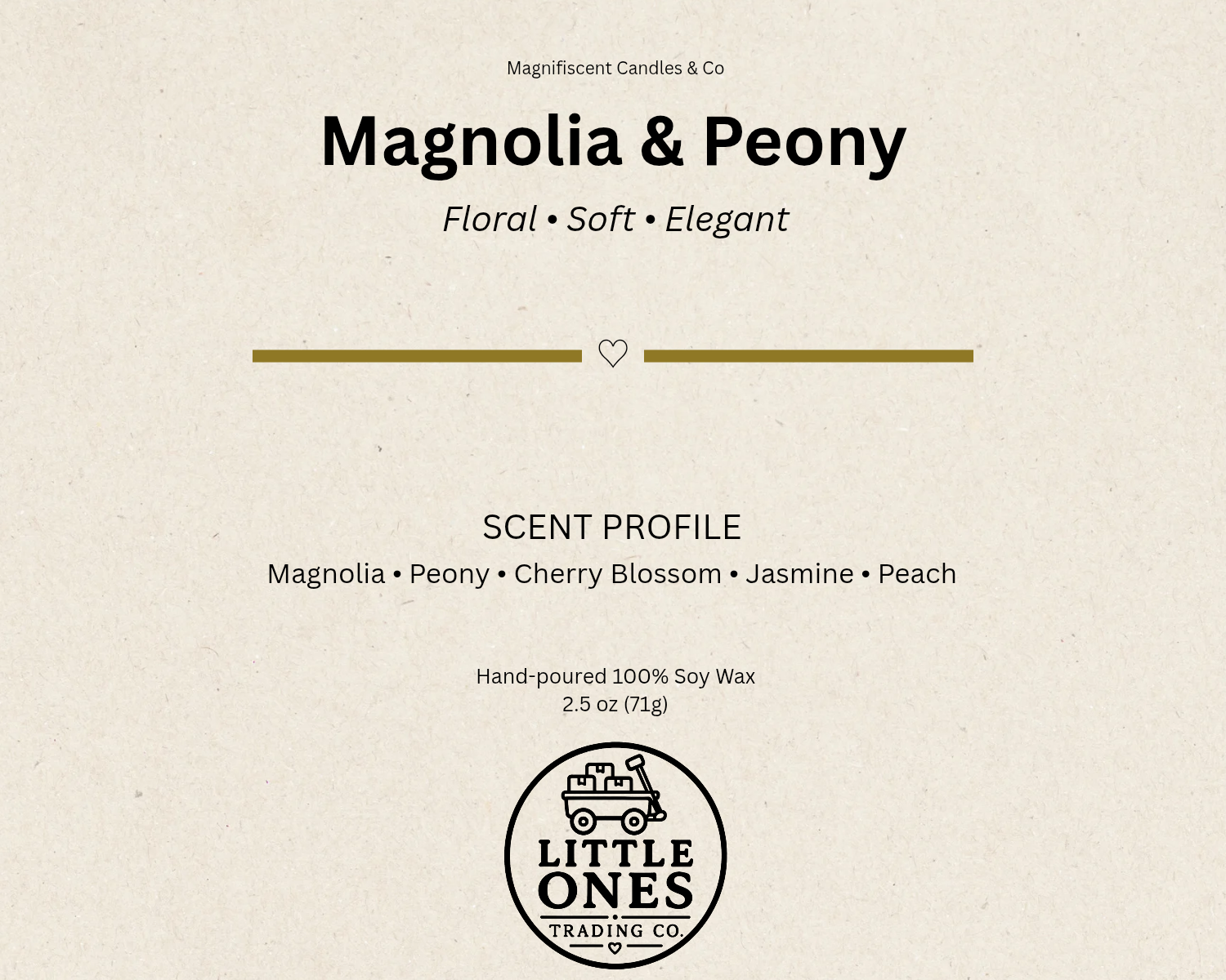 Magnolia & Peony Soy Wax Melts – 2.5 oz