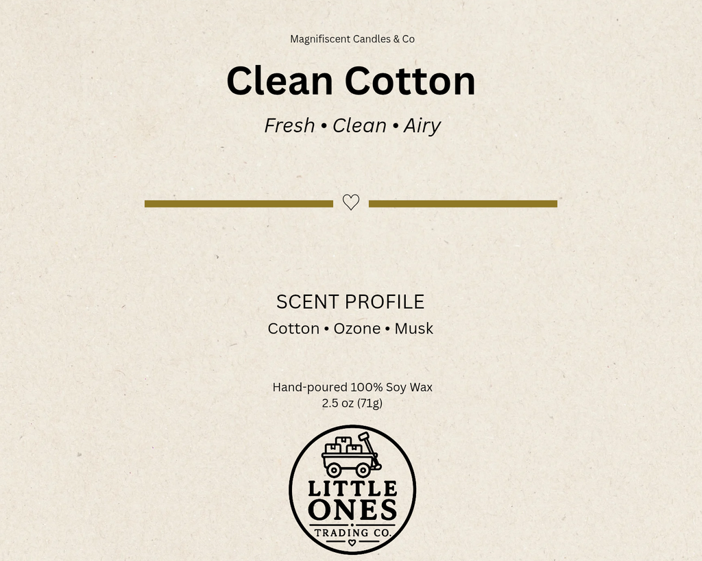 Clean Cotton Soy Wax Melts – 2.5 oz
