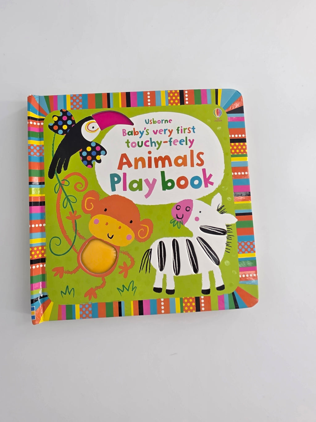 Baby’s Very First Touchy-Feely Animals Play Book – Usborne Board Book