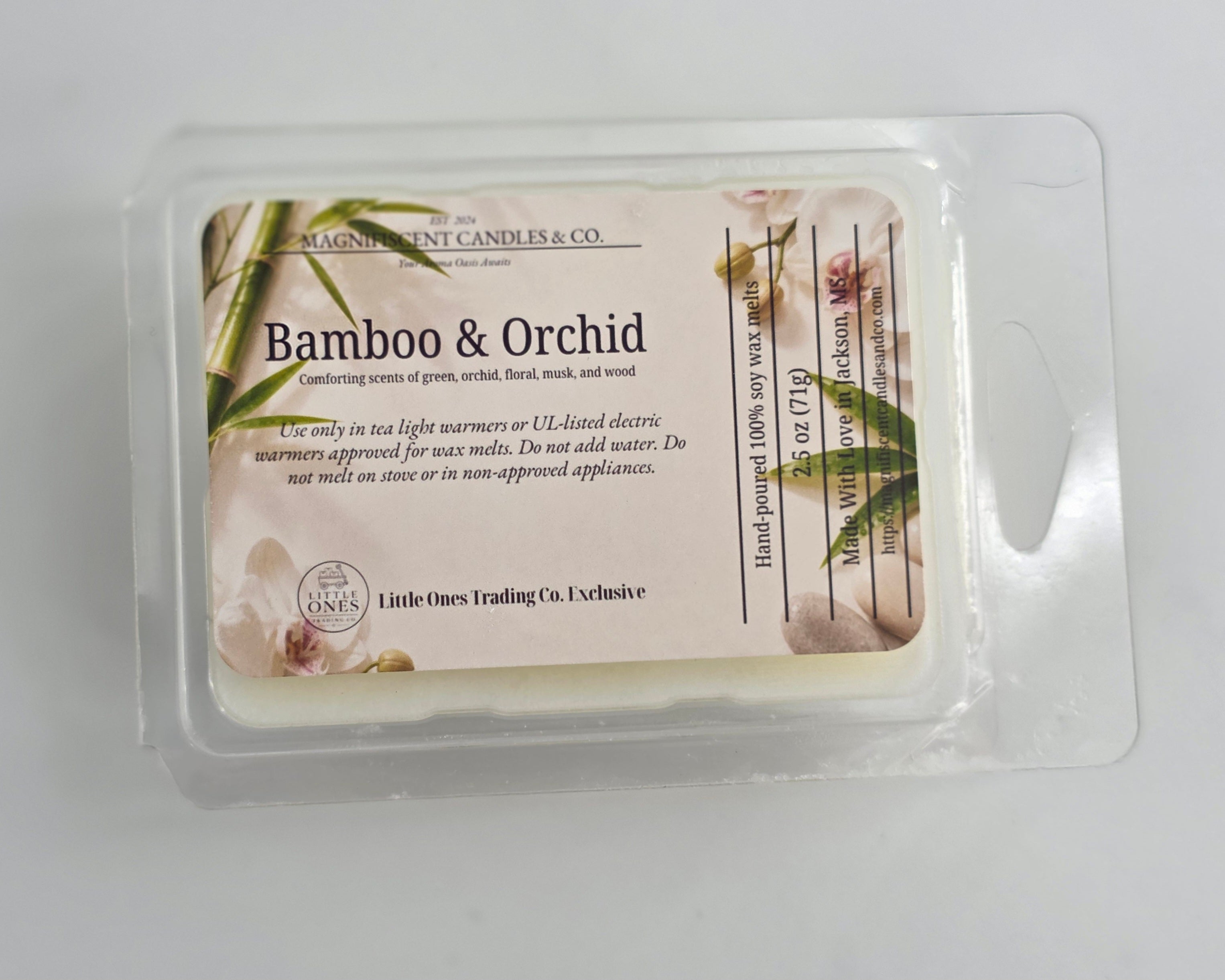 Bamboo & Orchid Soy Wax Melts – 2.5 oz