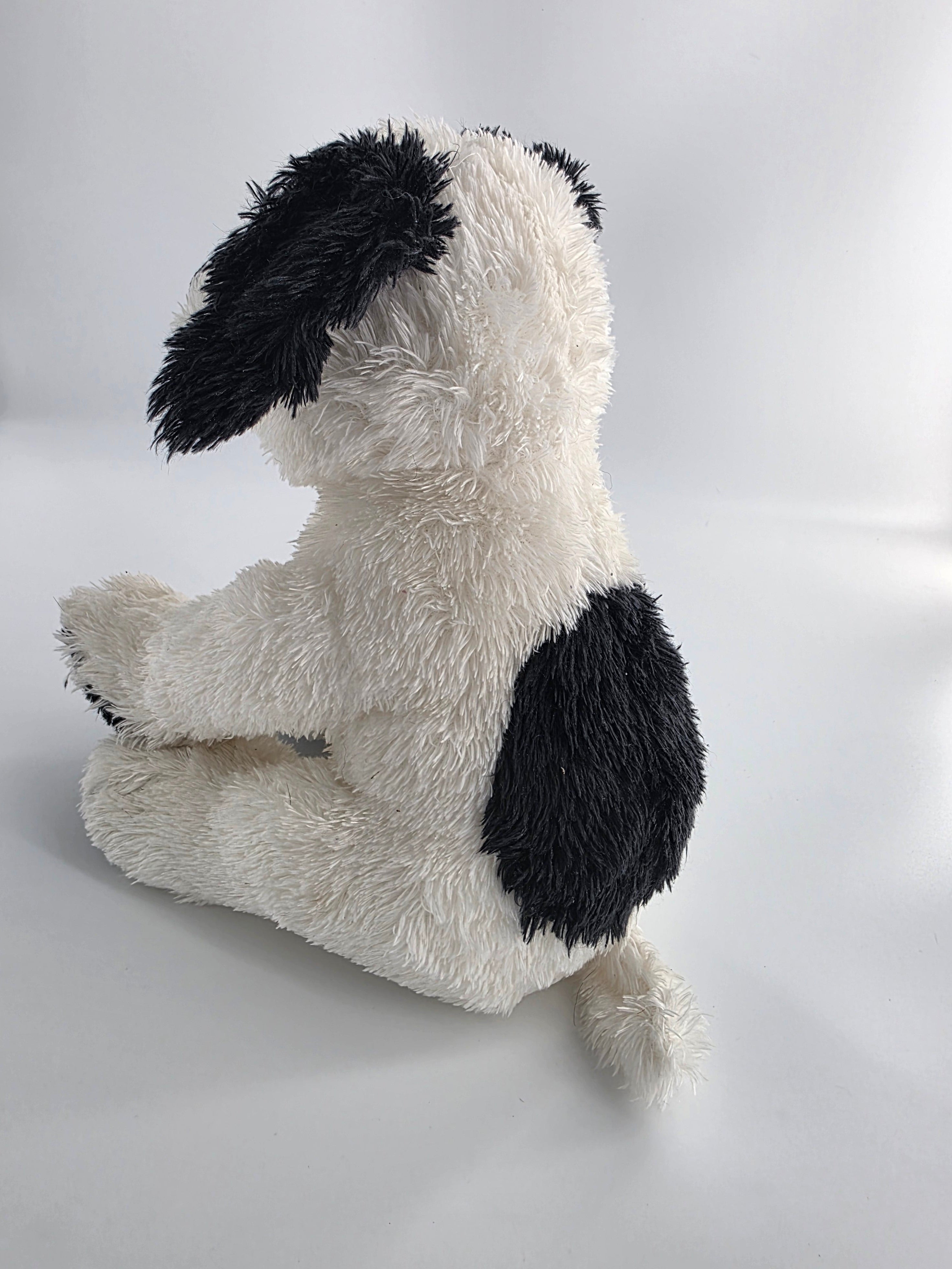 Vintage Animal Alley by GUND Black & White Dog Plush 2007