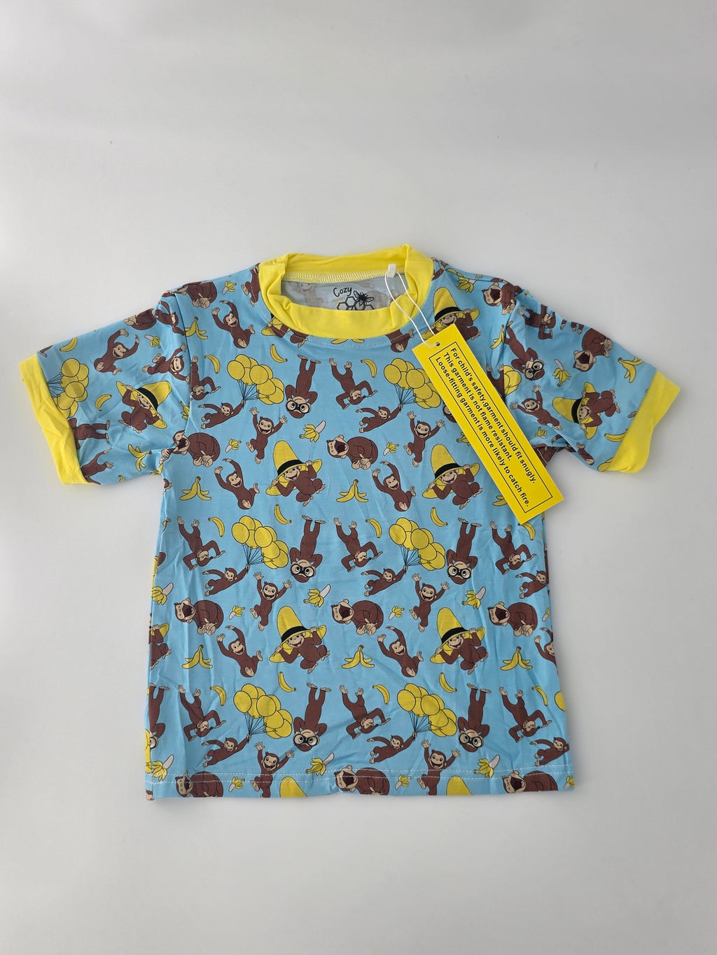 Cozy Critters Bamboo Curious George 2-Piece Set