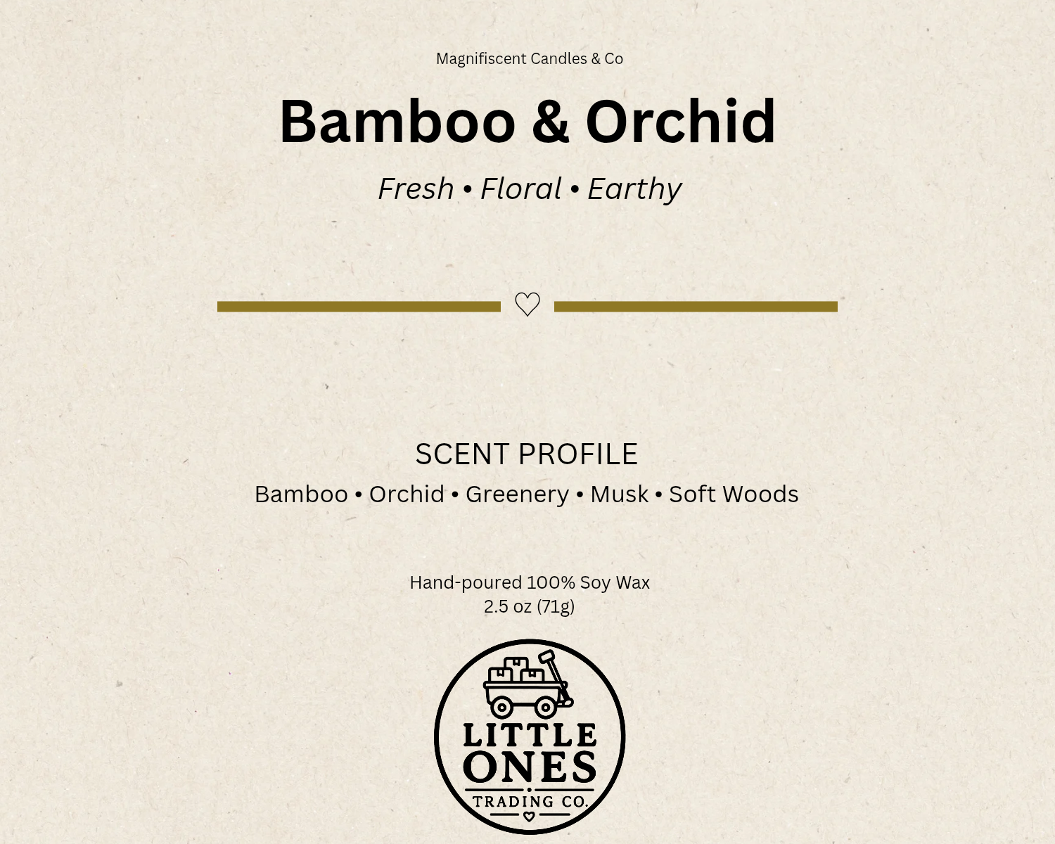 Bamboo & Orchid Soy Wax Melts – 2.5 oz