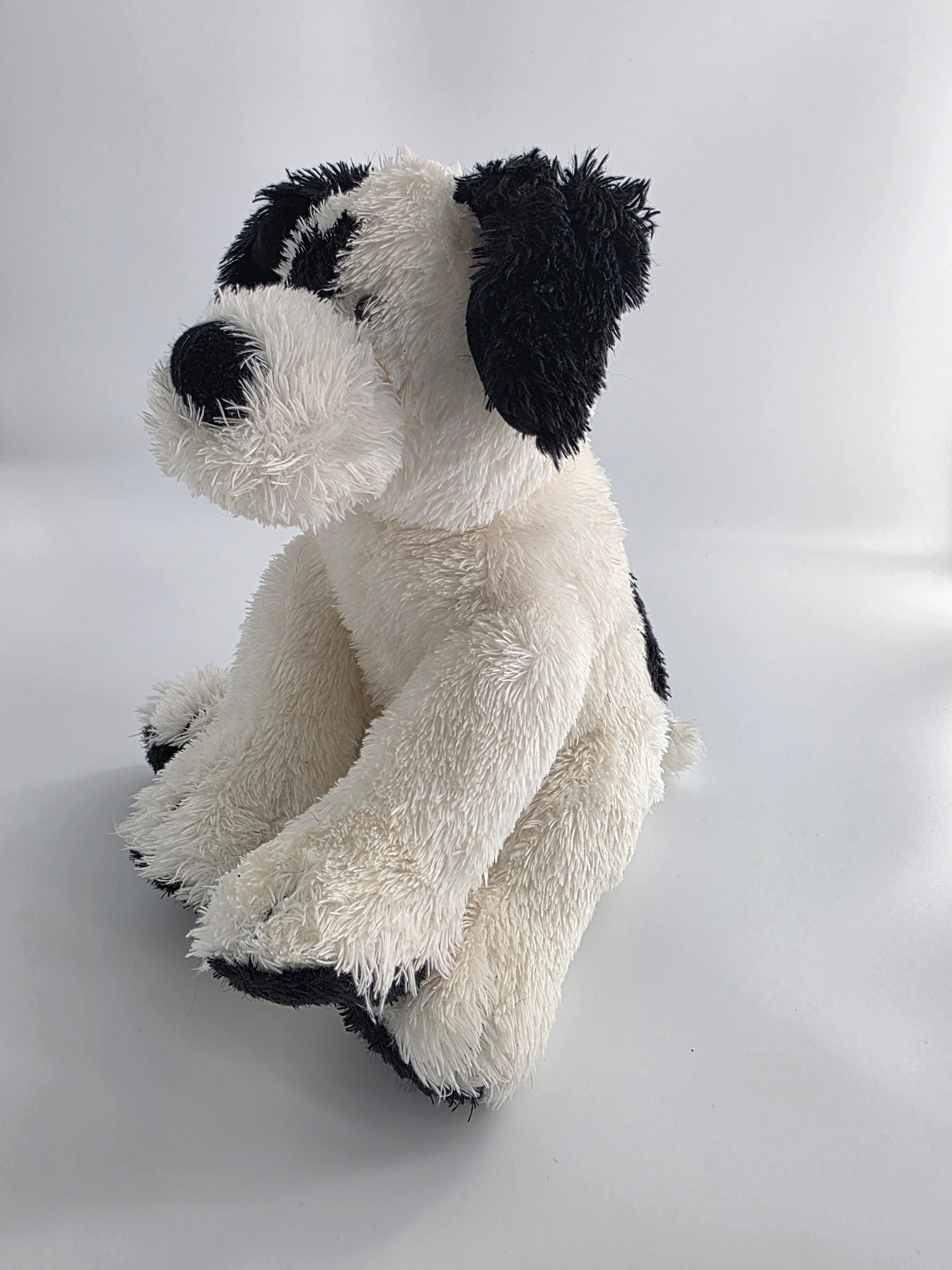 Vintage Animal Alley by GUND Black & White Dog Plush 2007