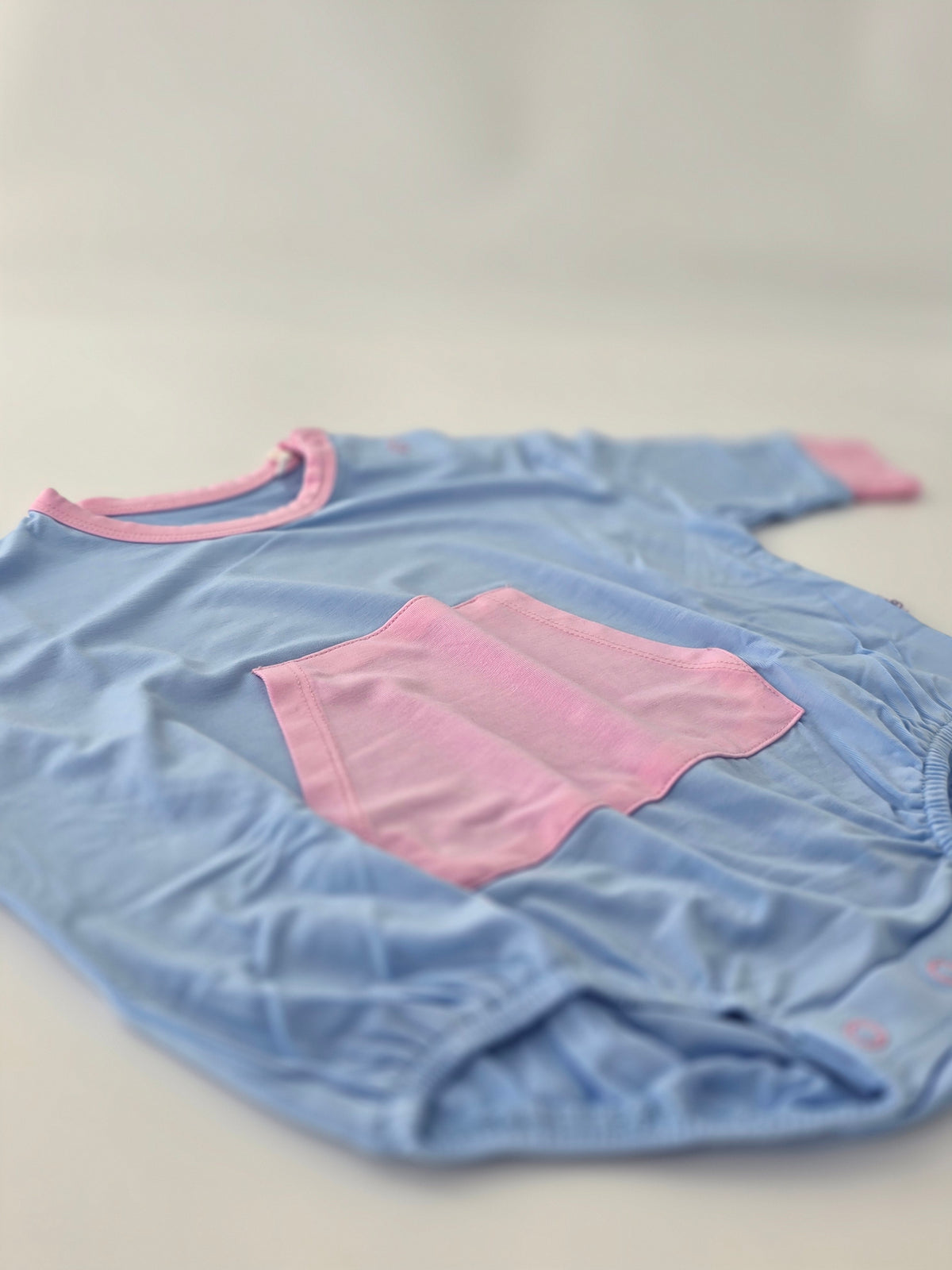 Bubble Baby Cotton Candy Long Sleeve Bubble Romper