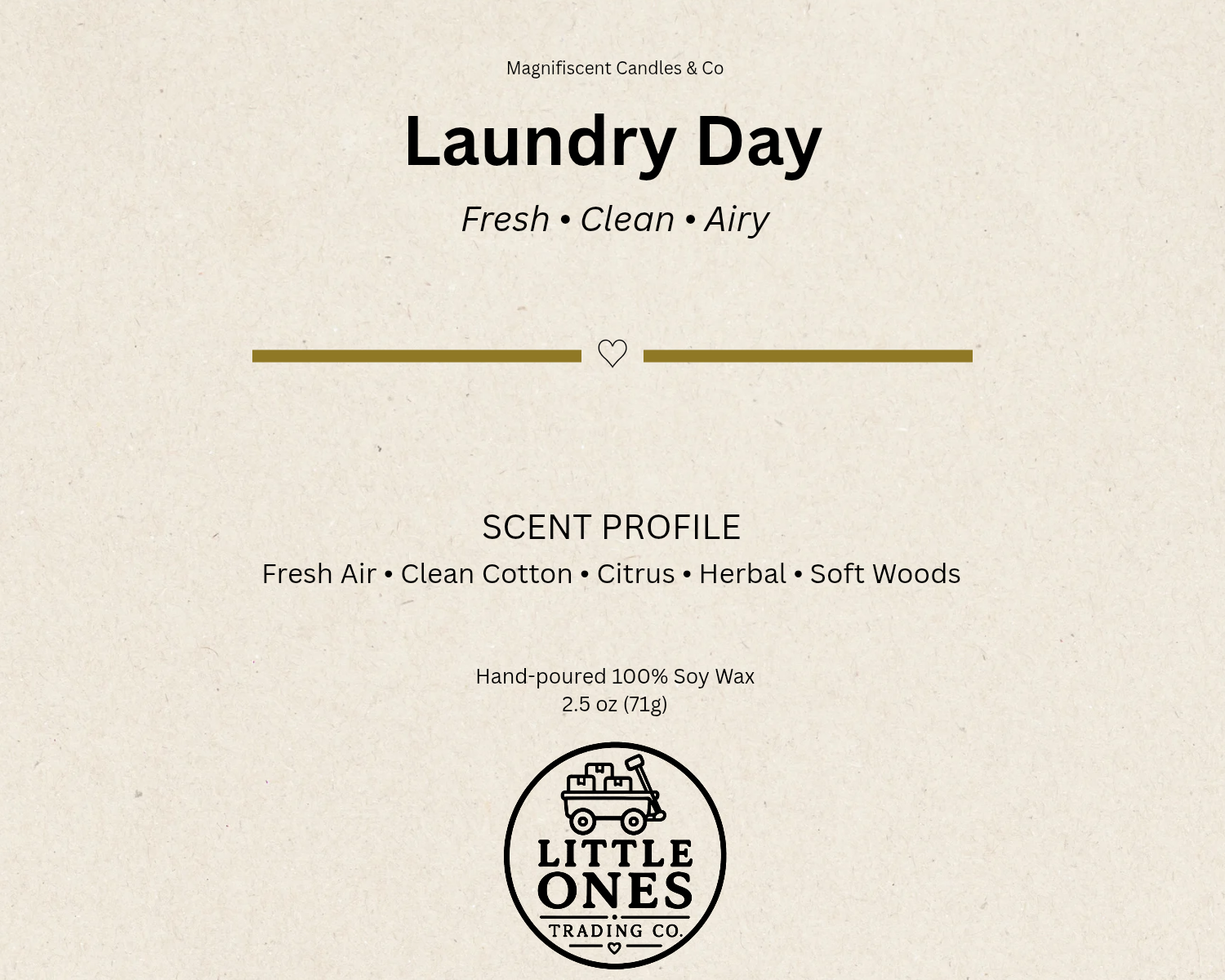 Laundry Day Soy Wax Melts – 2.5 oz