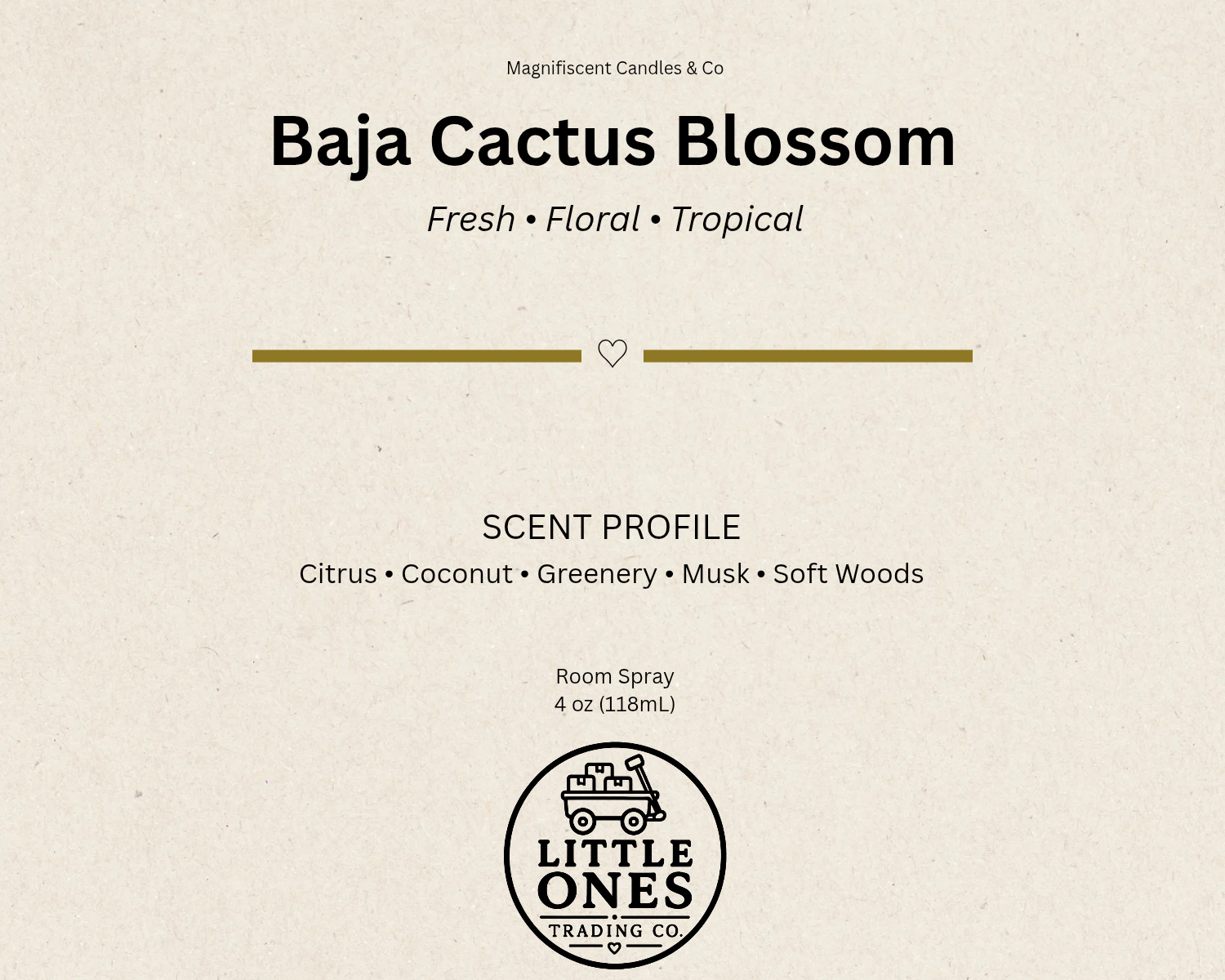 Baja Cactus Blossom Room Spray – 4 oz