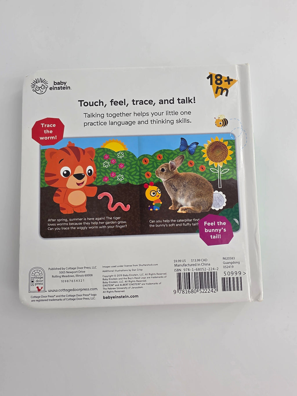 Baby Einstein Backyard All Year Touch & Feel Board Book
