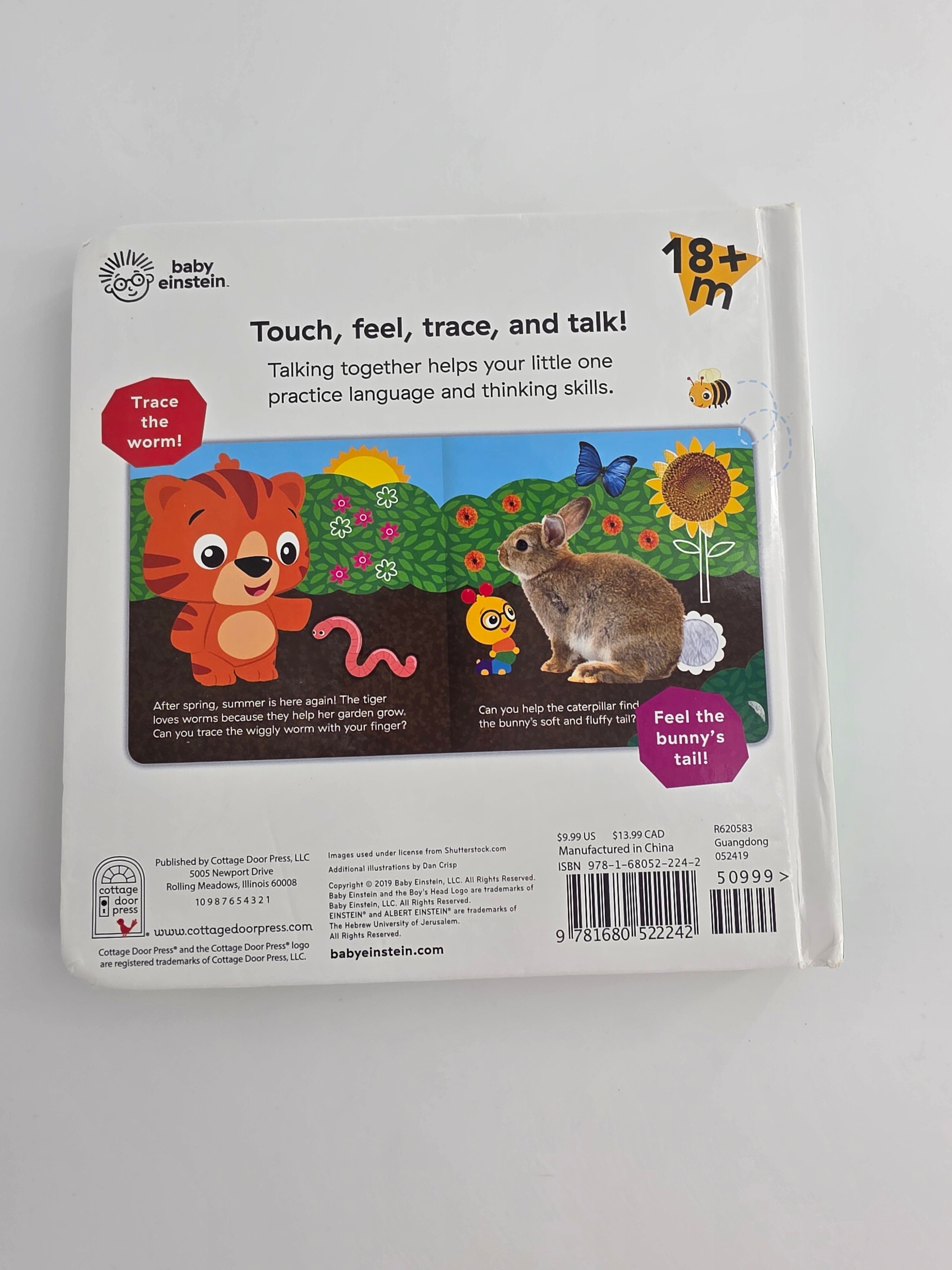 Baby Einstein Backyard All Year Touch & Feel Board Book