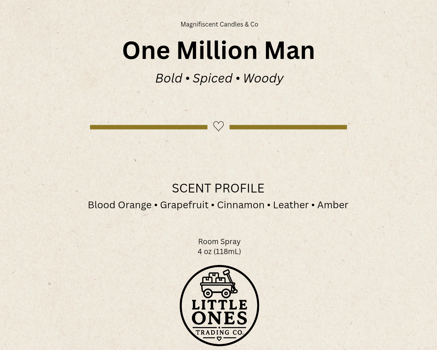 One Million Man Room Spray – 4 oz