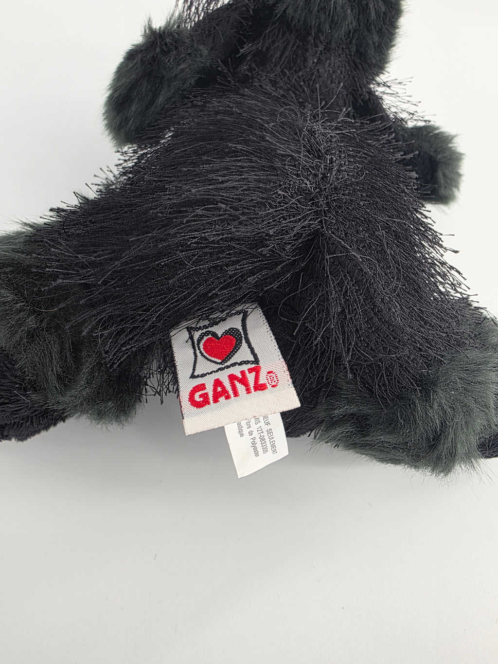 Ganz Webkinz Black Poodle Plush Pair