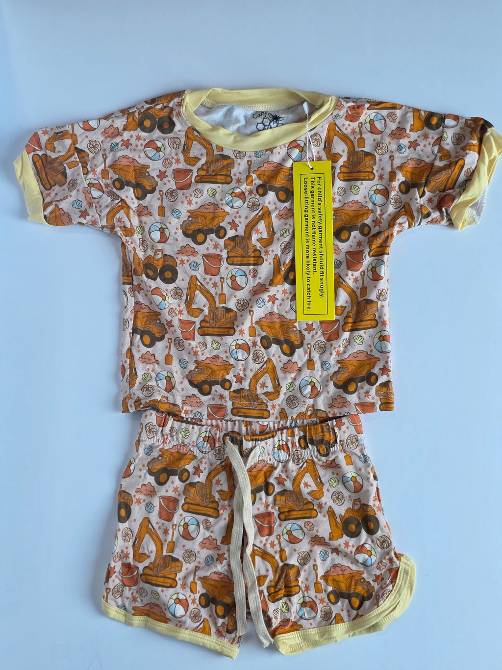Beach construction 2 piece set