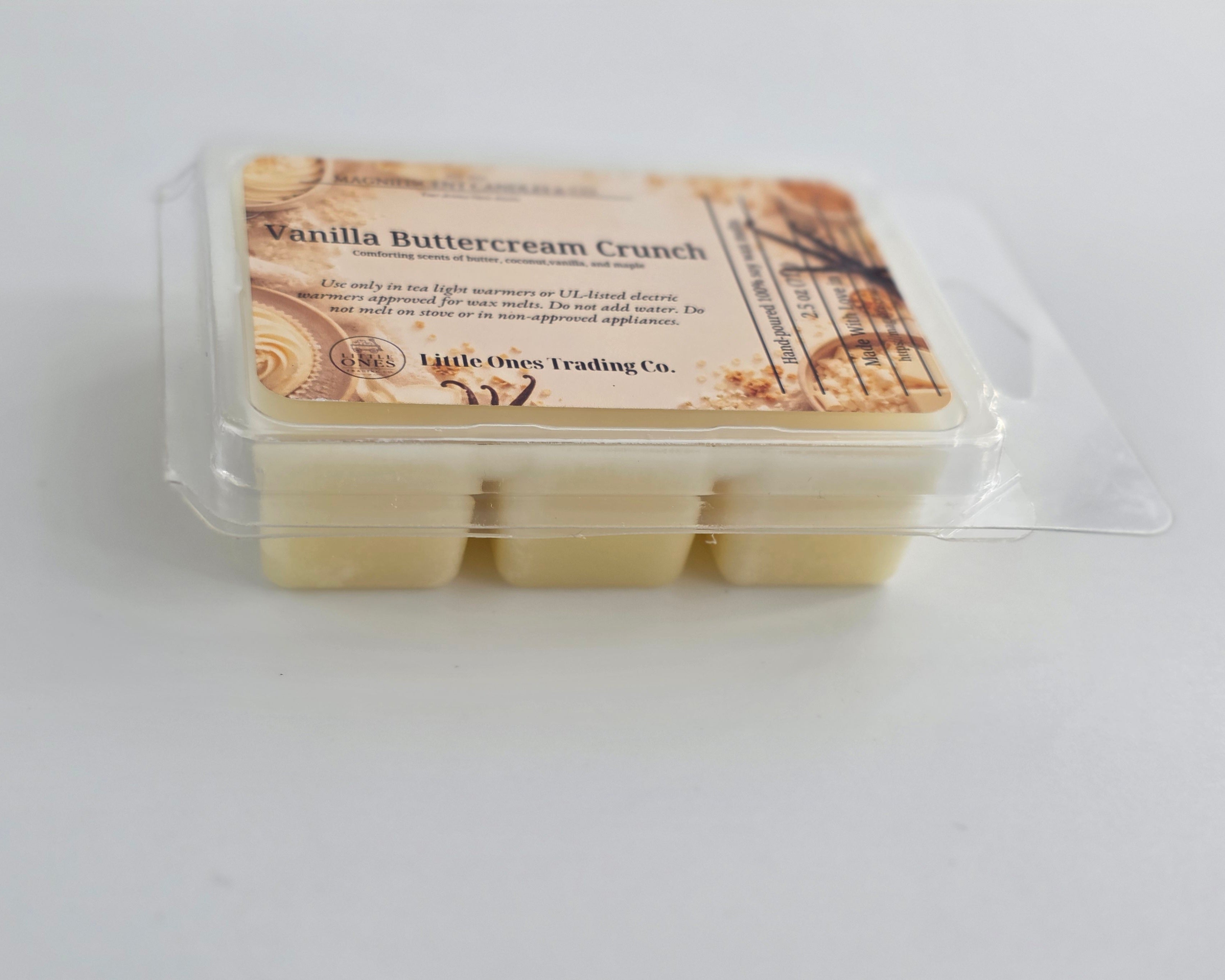 Vanilla Buttercream Crunch Soy Wax Melts – 2.5 oz