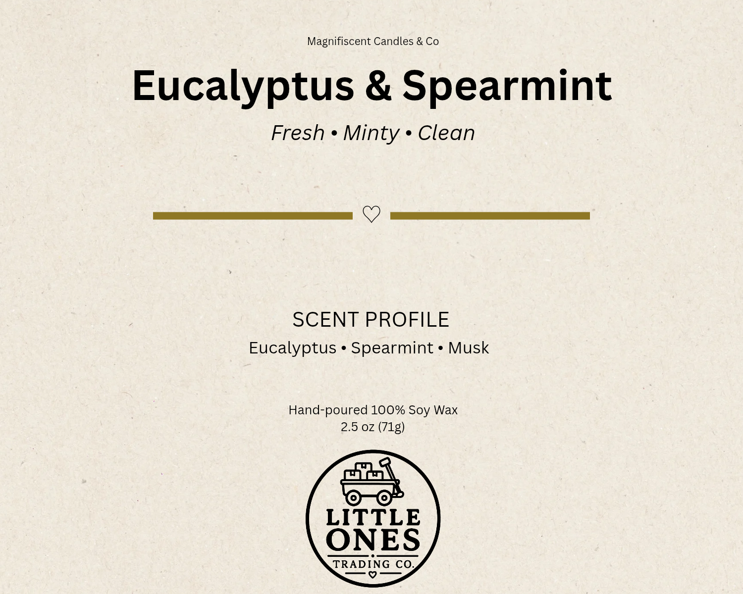Eucalyptus & Spearmint Soy Wax Melts – 2.5 oz