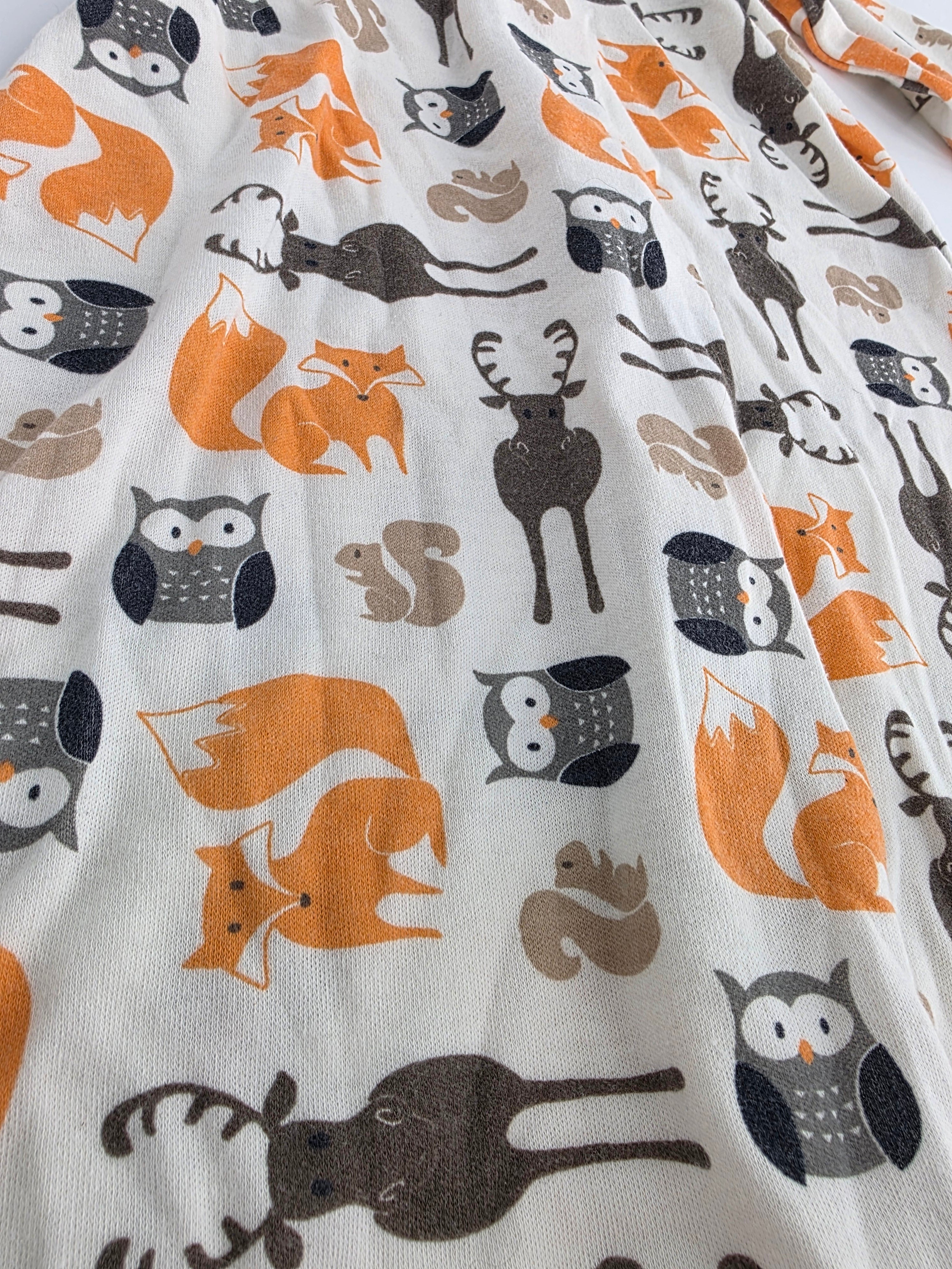 HB Woodland Animals Sleep Gown – 0–3M