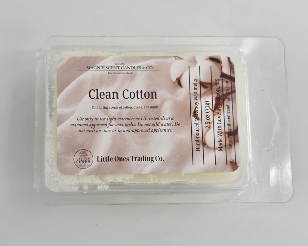 Clean Cotton Soy Wax Melts – 2.5 oz