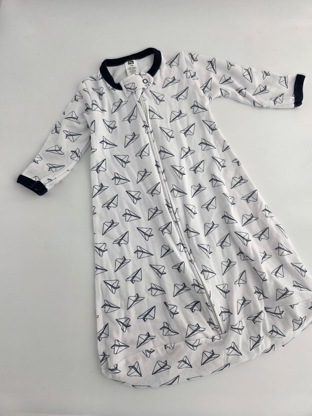HB Paper Airplane Sleep Gown – 0–3M