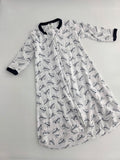 HB Paper Airplane Sleep Gown – 0–3M