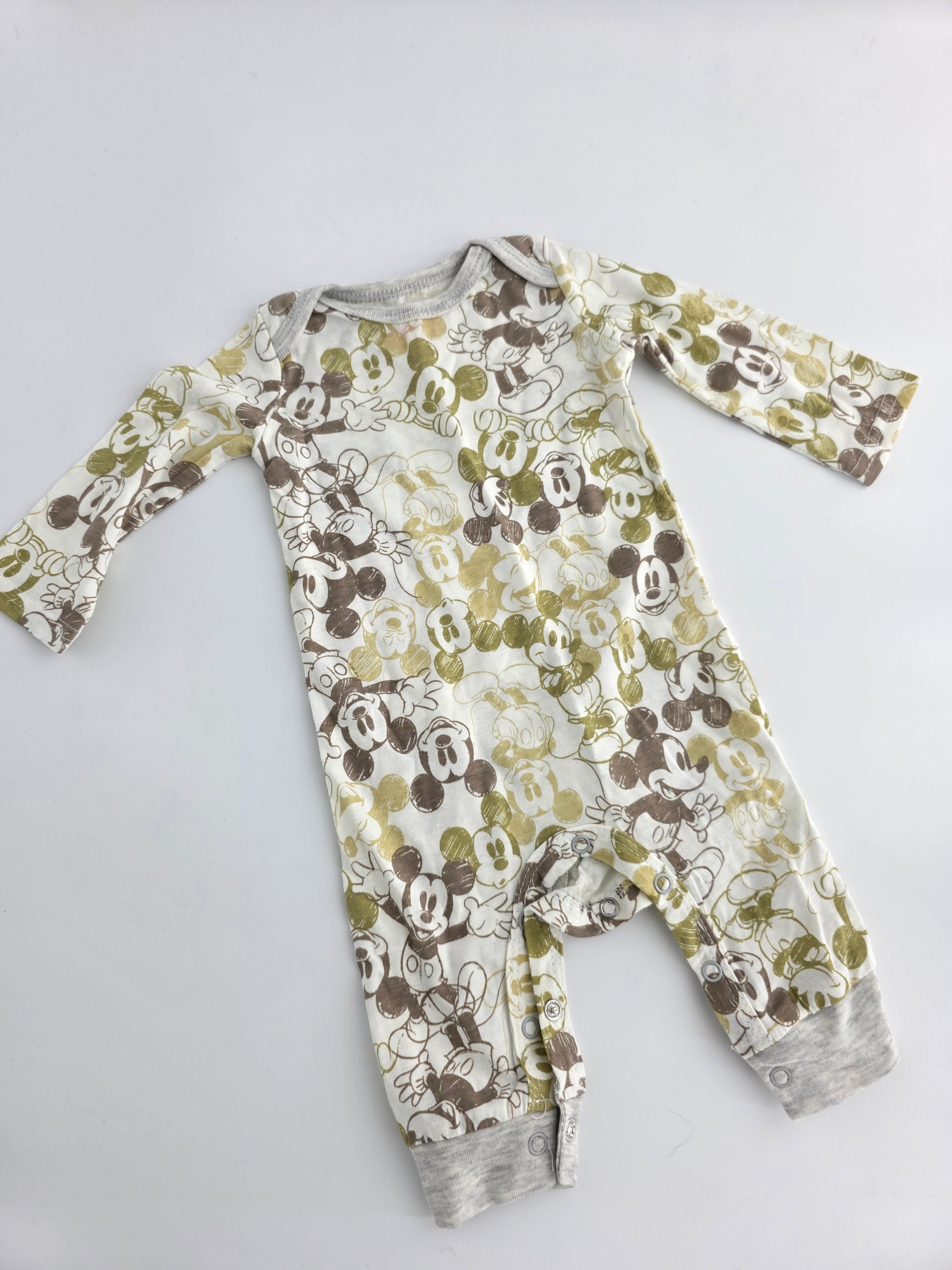 Disney Baby Mickey Mouse Long-Sleeve Romper