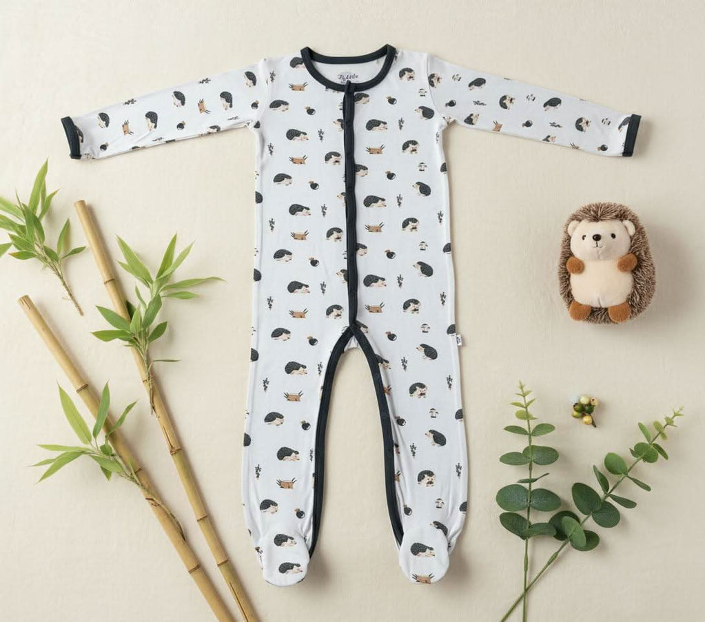 Bubble Baby Hedgehog Snap Footie