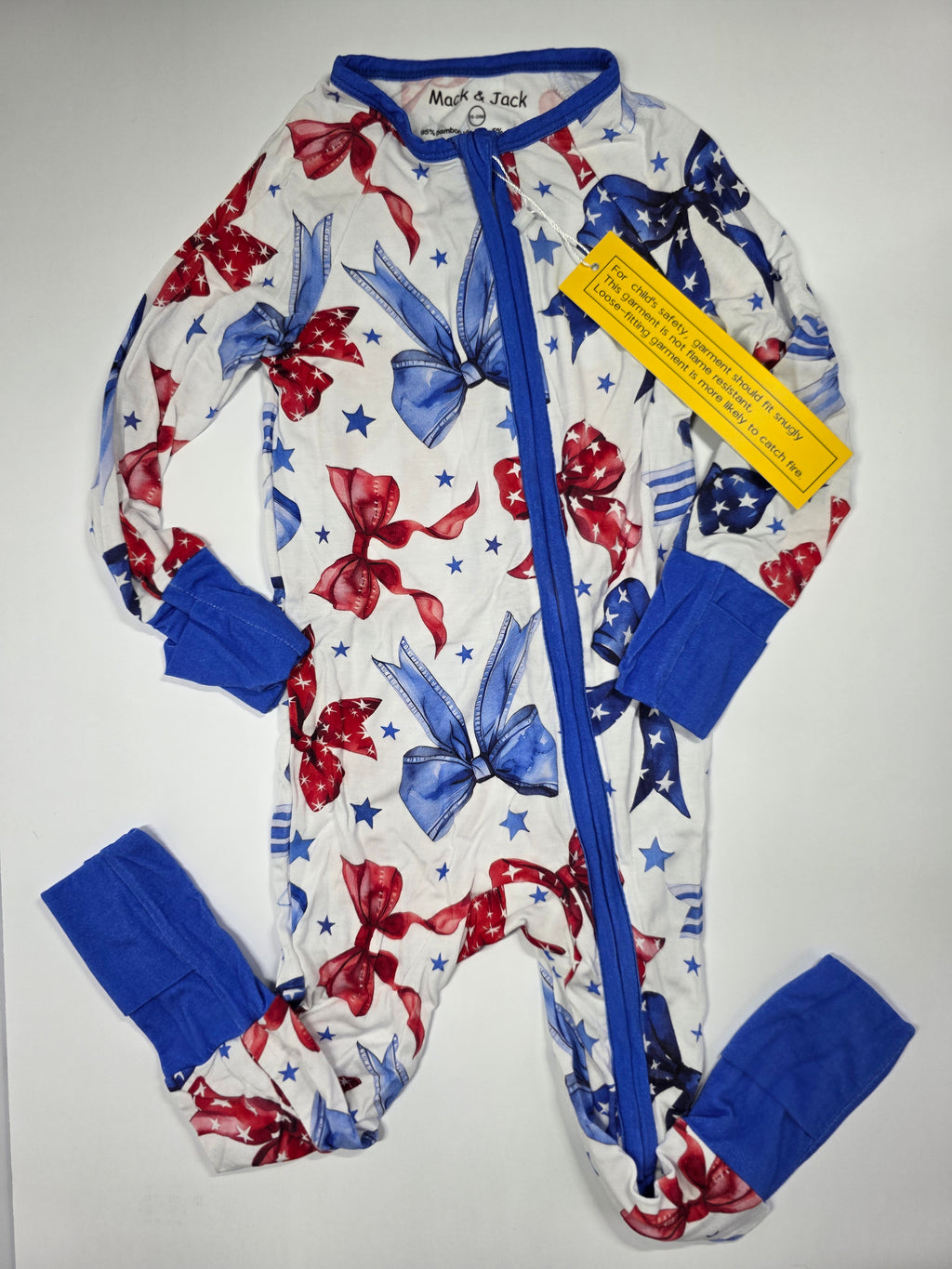 4th July Ribbons & Bows Zippy