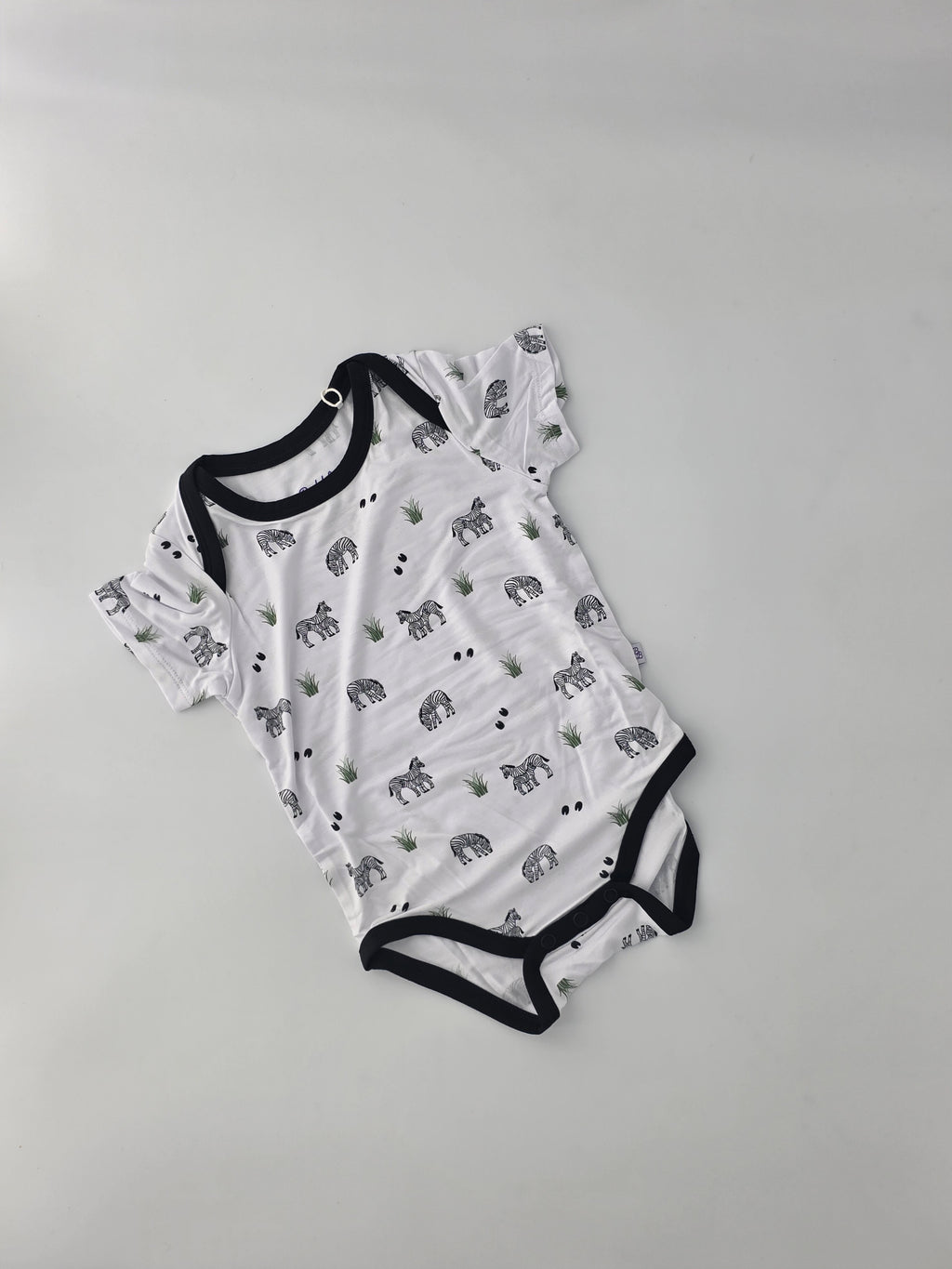 Bubble Baby Zebra Short Sleeve Bodysuit
