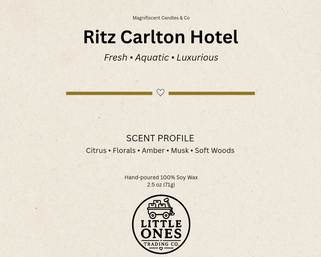 Ritz Carlton Hotel Soy Wax Melts – 2.5 oz
