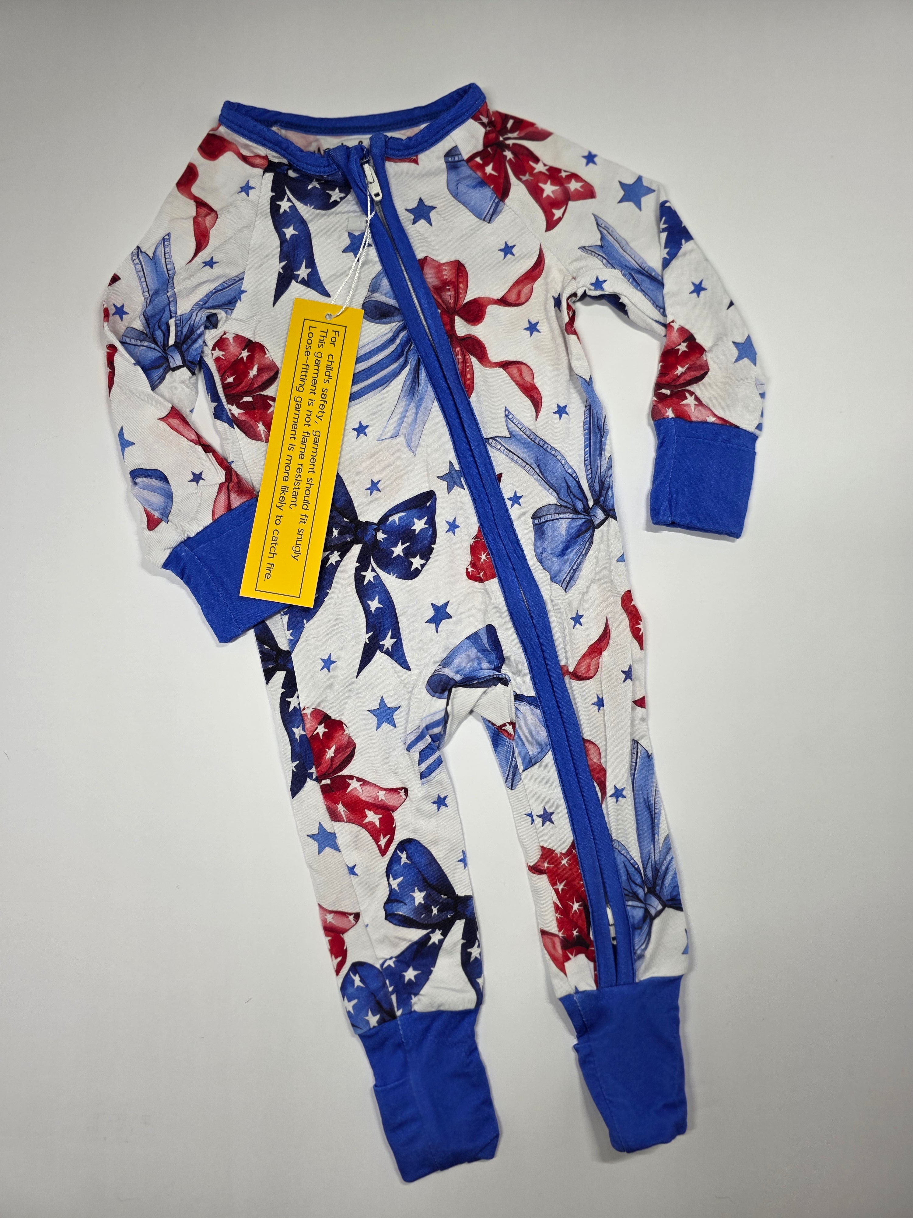 4th July Ribbons & Bows Zippy