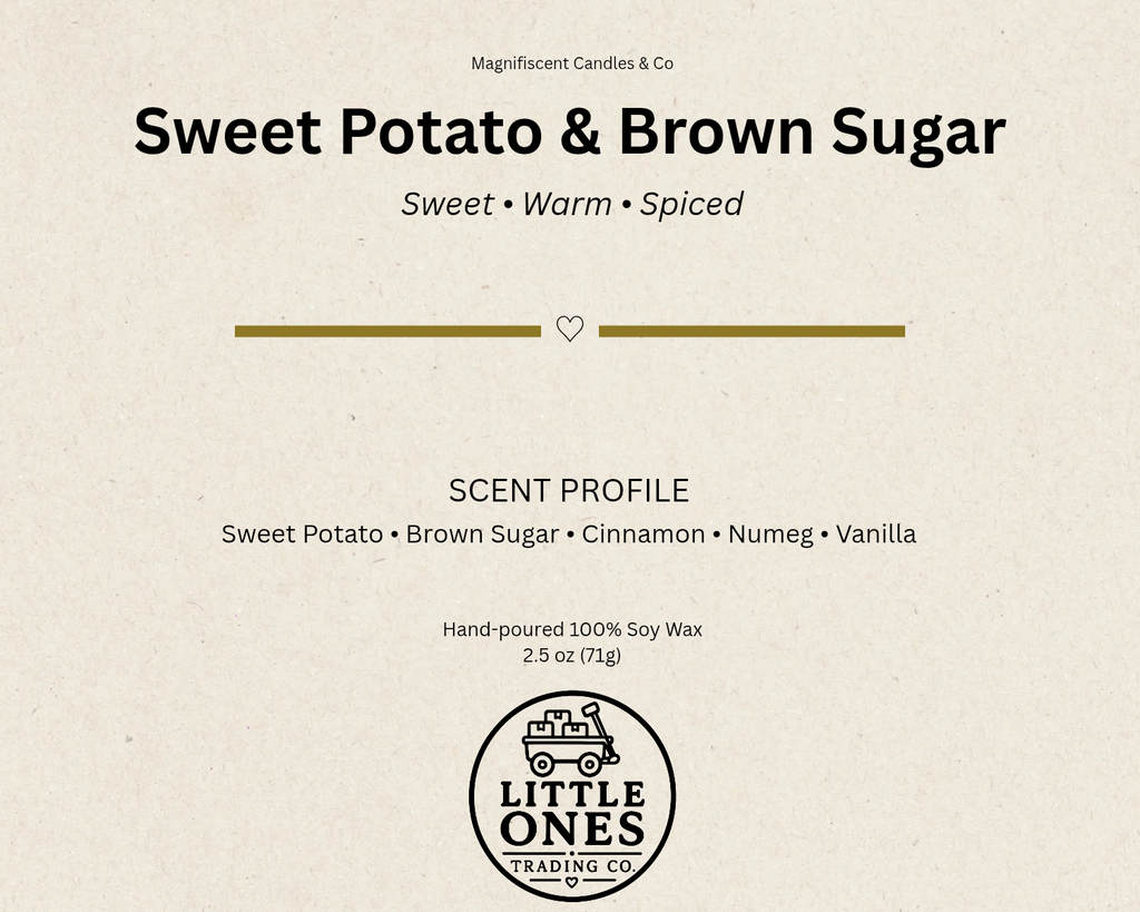 Sweet Potato & Brown Sugar Soy Wax Melts – 2.5 oz