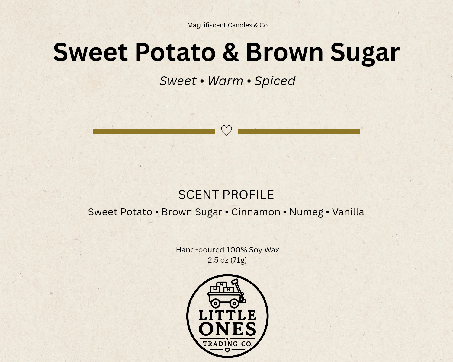 Sweet Potato & Brown Sugar Soy Wax Melts – 2.5 oz